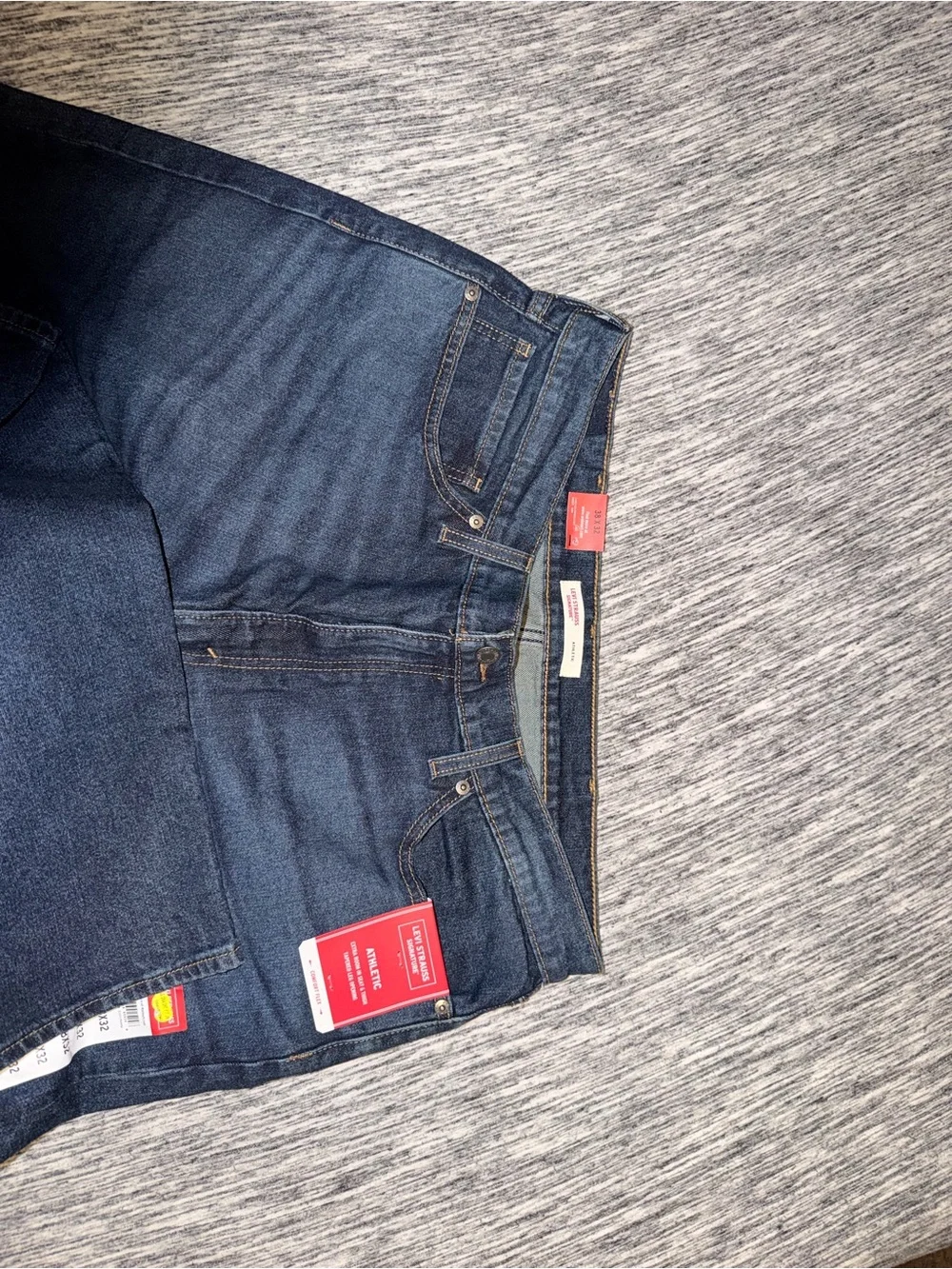 Levi's Men's Dark Indigo Slim Straight Jeans